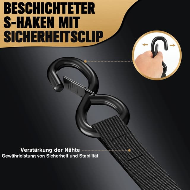 Thumbnail 3 de IAZZCO Spanngurte mit Ratsche 6M x 25MM