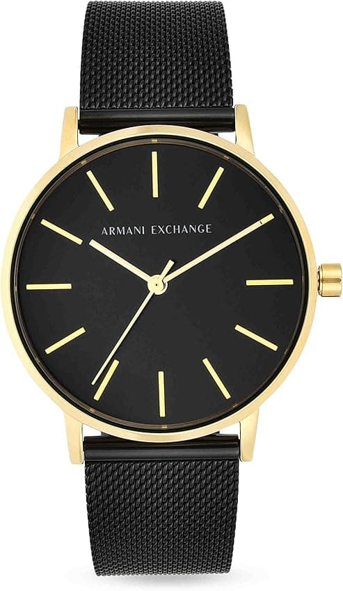 Detalle de Armani Exchange Orologio 36 mm oro rosa y blanco