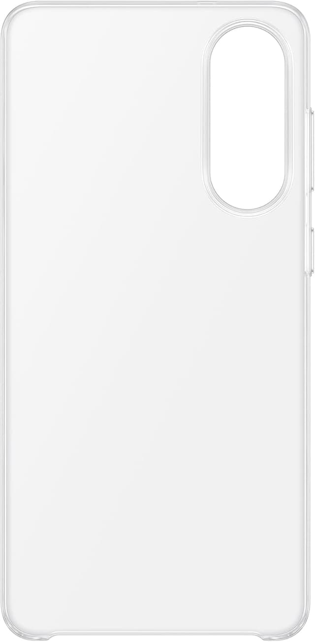 Detalle de Coque transparente avec étui pour téléphone Samsung S25 Edge — protection discrète et mise en valeur de la couleur