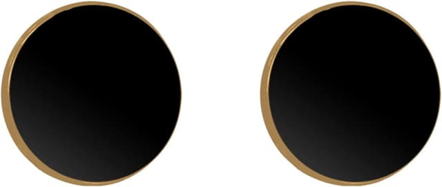 Detalle 2 de Elli Kreis Basic Geo Ohrstecker 925 Silber Vergoldet