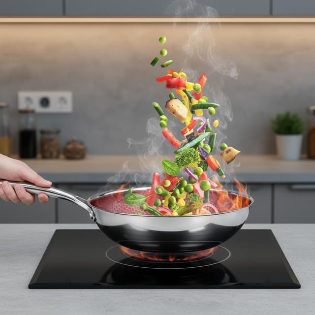 Thumbnail 5 de FIXLINE BLACK FOREST Wokpfanne 28cm