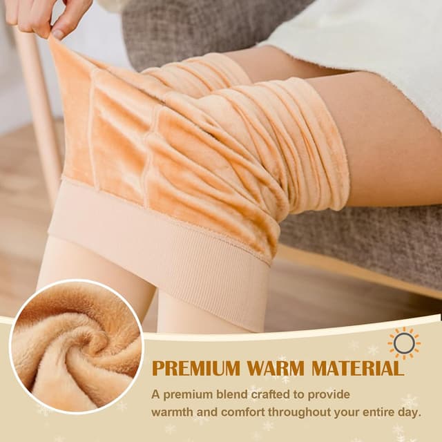 Detalle 2 de Collant thermique polaire Merlvida, effet amincissant