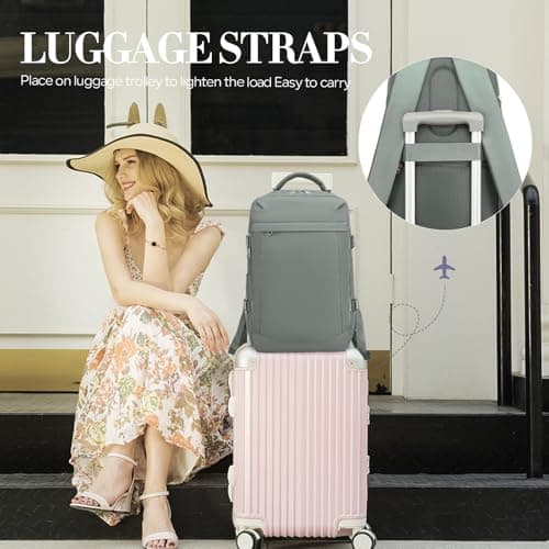 Thumbnail 6 de Yankony mochila de cabina 55x40x20 44L (equipaje de mano) verde