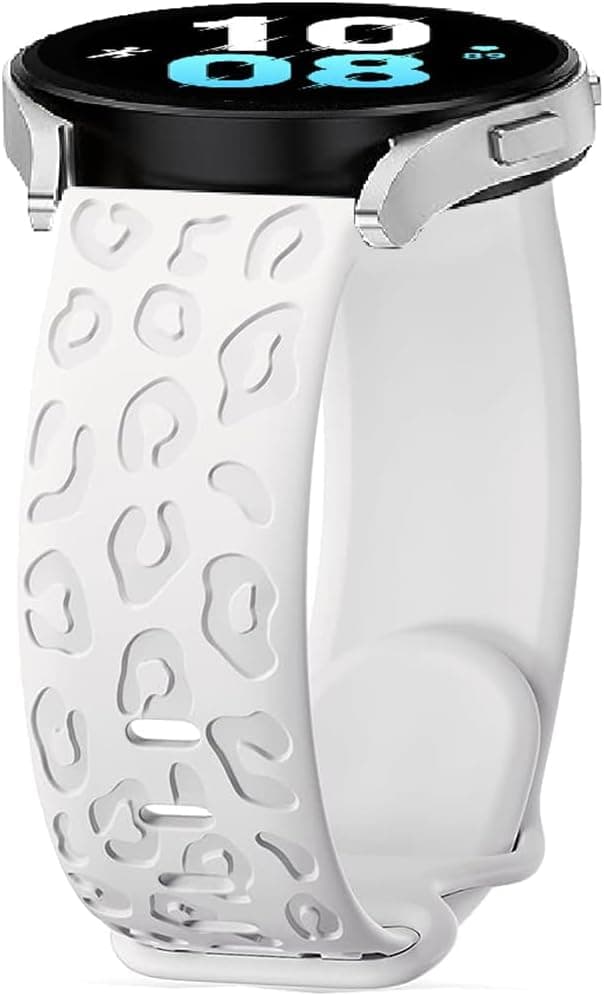 Detalle de 22mm Silicone Watch Strap (Leopard Bracelet Sport Replacement Band) for Amazfit Bip 6/5 Unity & More