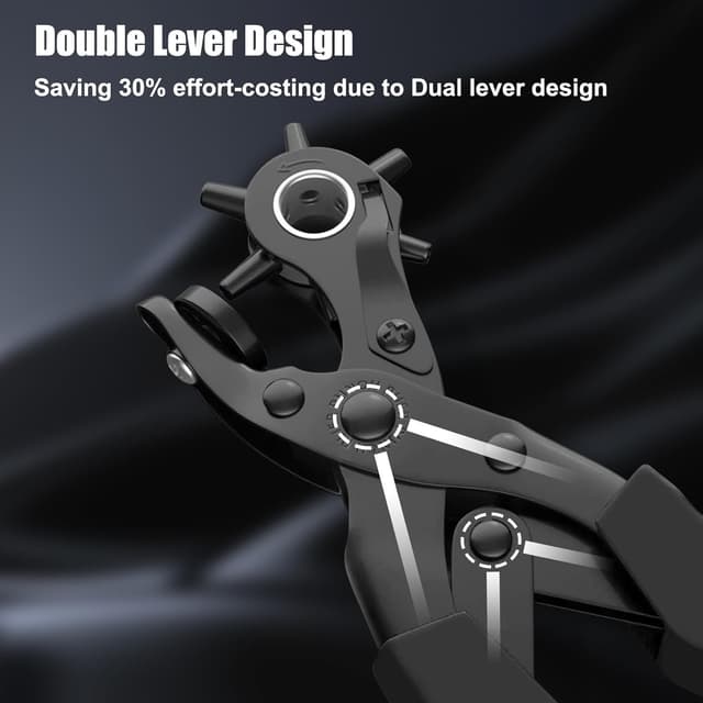 Detalle 2 de Leather hole punch plier set