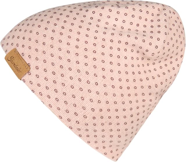 Detalle 1 de Sterntaler Mädchen Kreise Beanie-Mütze (zartrosa, Größe 51) – Baumwoll-Mischgewebe für Übergangstage