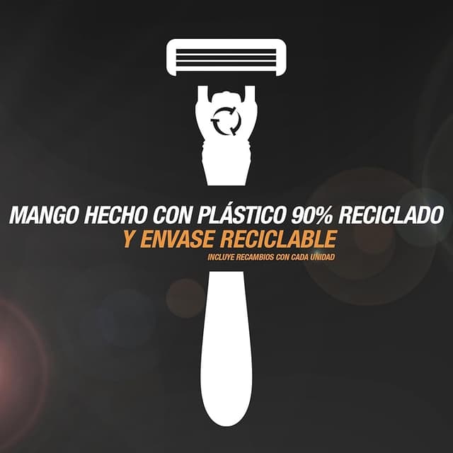 Thumbnail 5 de BIC Hybrid 5 Flex 8 recambios, 5 hojas móviles 🪒