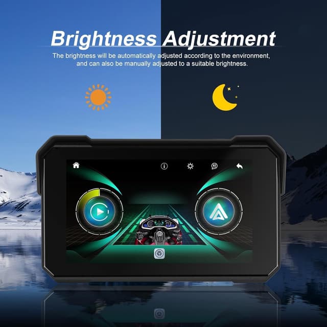 Thumbnail 4 de CAMECHO 2026 Carplay para moto 5 pulgadas