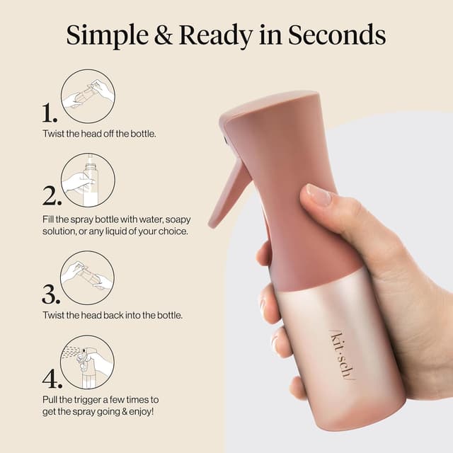 Thumbnail 6 de Kitsch Continuous Spray Bottle 150ml 💇♀