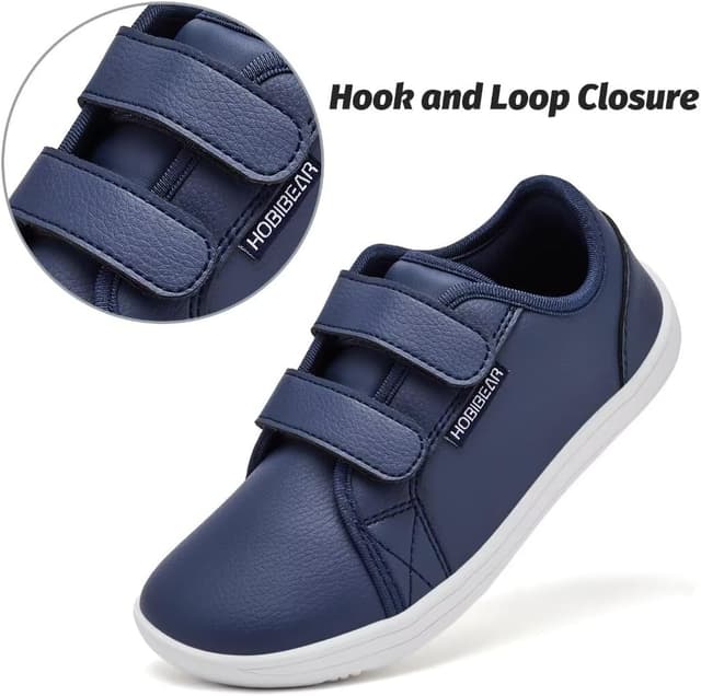 Detalle 2 de HOBIBEAR Kids wide barefoot shoes for boys & girls – minimalist school, trail and walking trainers