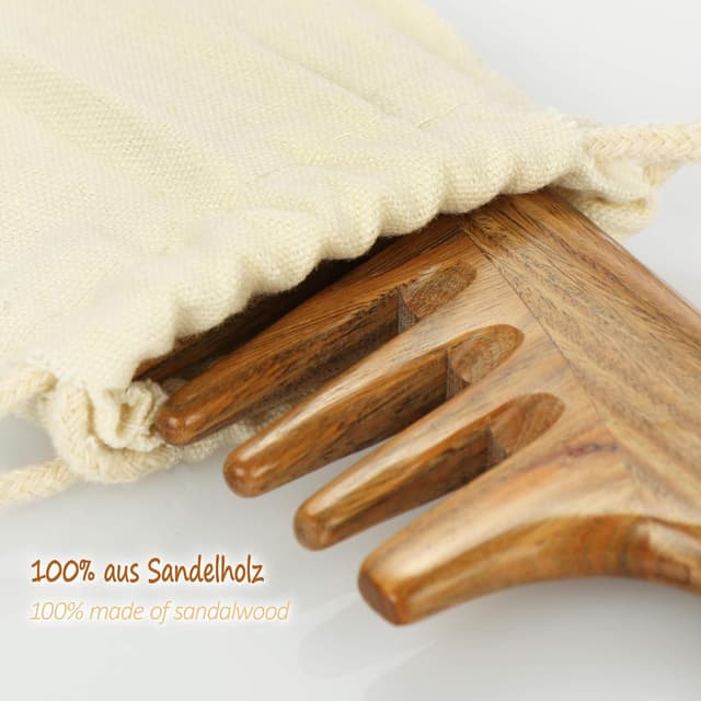 Thumbnail 4 de COM-FOUR Peigne en bois de santal 18,5 cm 💇