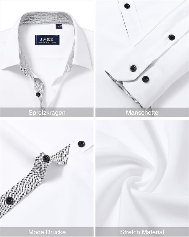 Thumbnail 4 de J.VER Hemd Herren Langarm Pflegeleicht