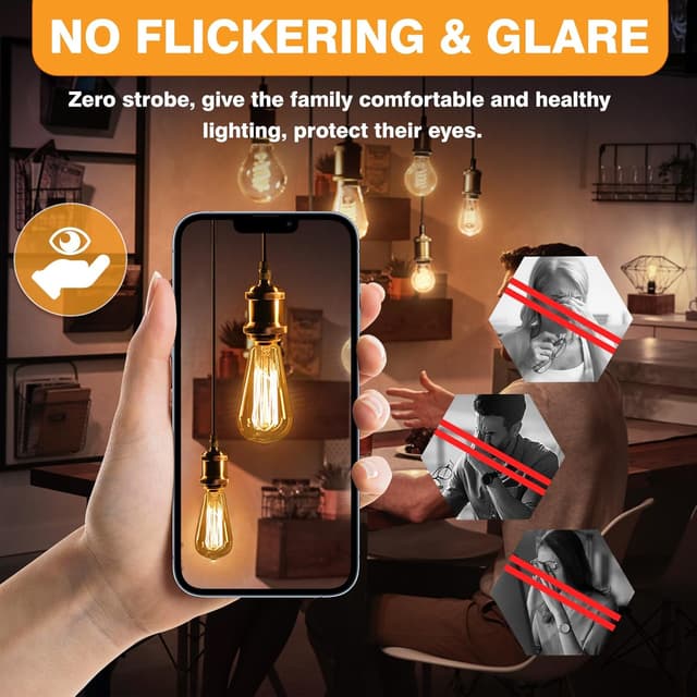 Thumbnail 5 de IINVGOOD ST58 8W 800LM Vintage LED Bulb CRI 90+