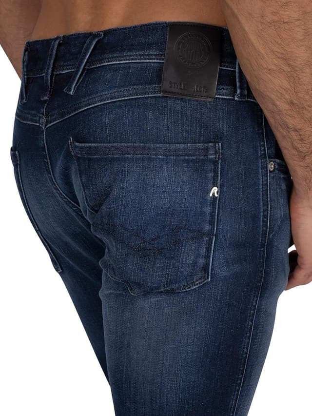Detalle de Replay Men’s Anbass Slim Fit Jeans with Power Stretch
