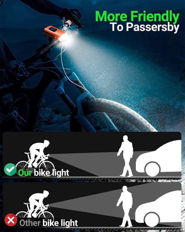 Thumbnail 4 de Bike Lights Front and Back 2025 Upgrade 450m
