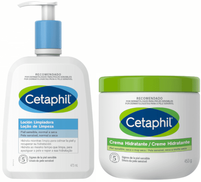 Imagen de Cetaphil Crema Hidratante 453 g y Loción Limpiadora 473 ml, duo en OfertitasTOP