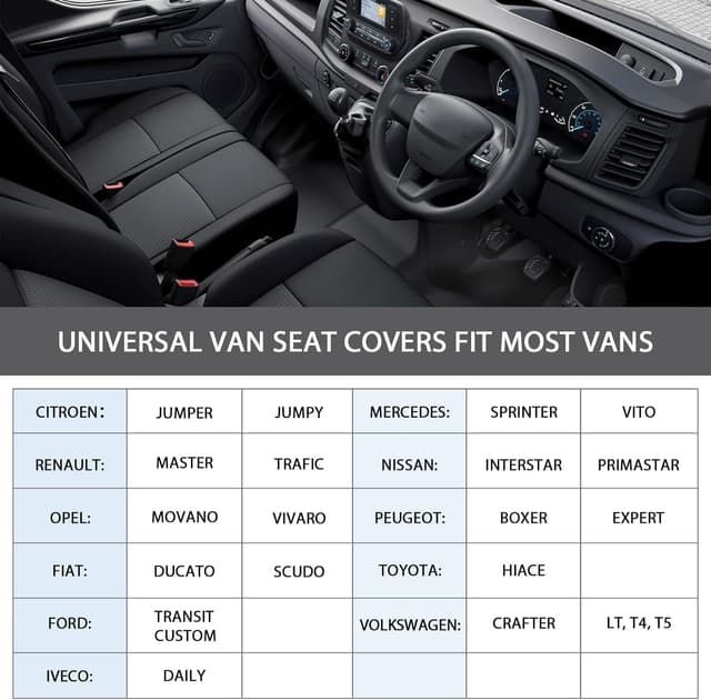 Thumbnail 5 de TOYOUN Fundas de asientos universales 2+1