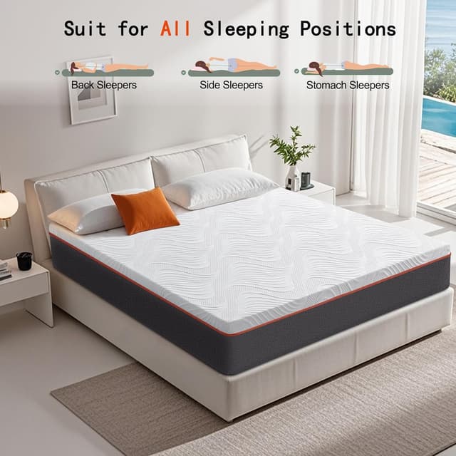 Detalle de Laccard Double Memory Foam Mattress 15cm