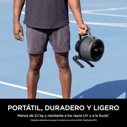 Detalle 2 de Shark FlexBreeze HydroGo ventilador portátil 5 velocidades 🌬