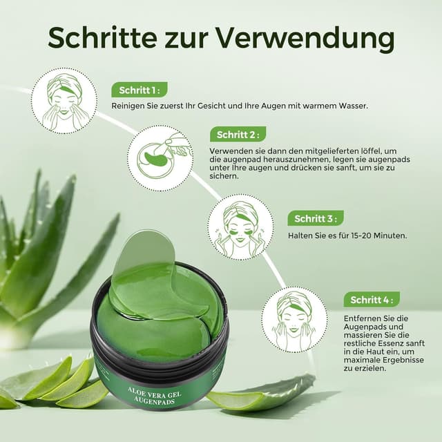 Detalle 2 de Augenpads 80 Stk. mit Kollagen