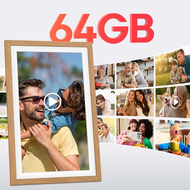 Detalle de Frameo 15.6 Inch WiFi photo frame with 64GB