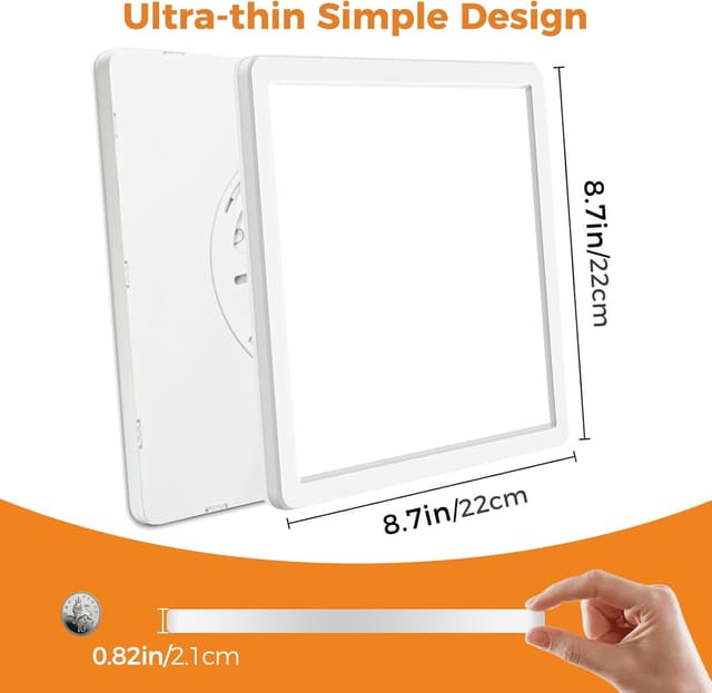 Detalle de slochi LED Deckenleuchte 18 W, 22 cm