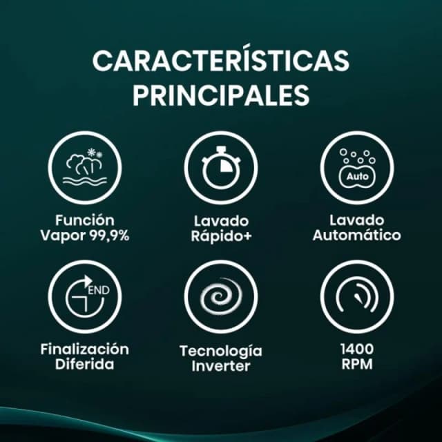 Thumbnail 1 de Hisense WF1Q9041BW 9 kg carga frontal 1400 rpm A blanca 🧺