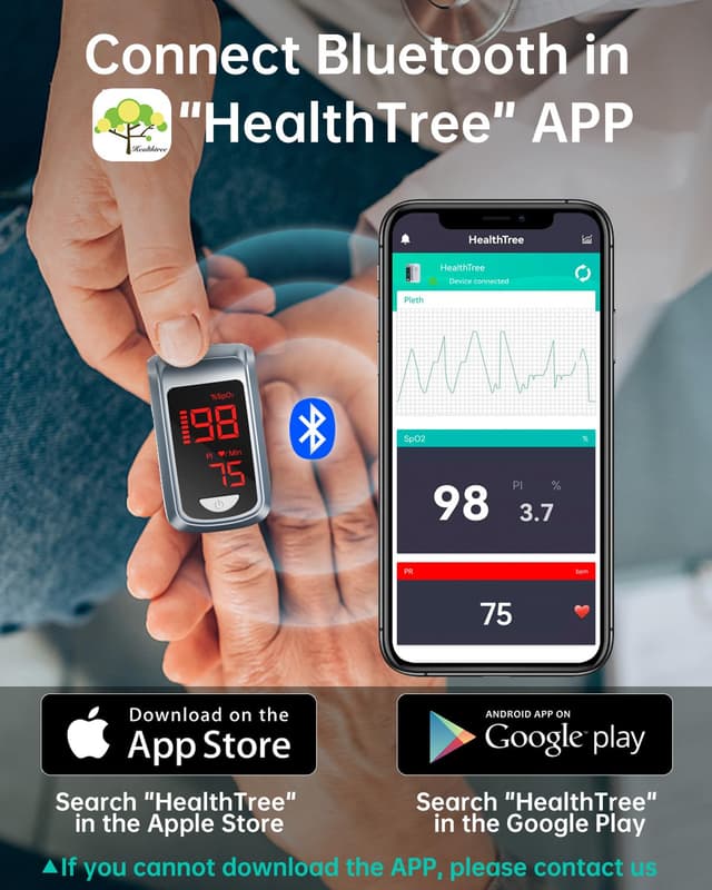 Thumbnail 2 de HOLFENRY Oxímetro de Pulso SpO2 8 s