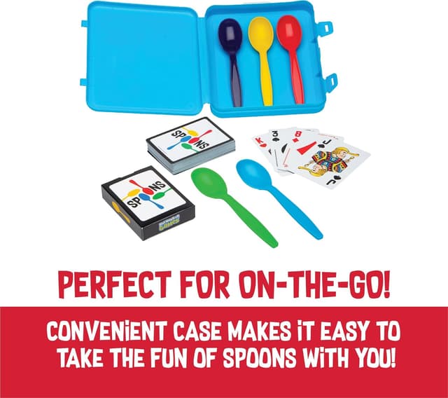 Detalle 2 de PlayMonster Spoons in a Case card game 54 cards