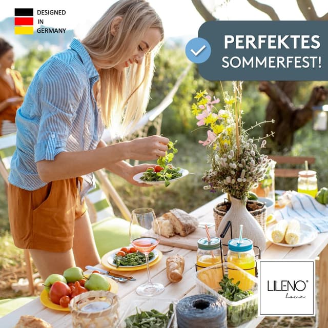 Thumbnail 5 de LILENO HOME Cojín silla jardín juego 2