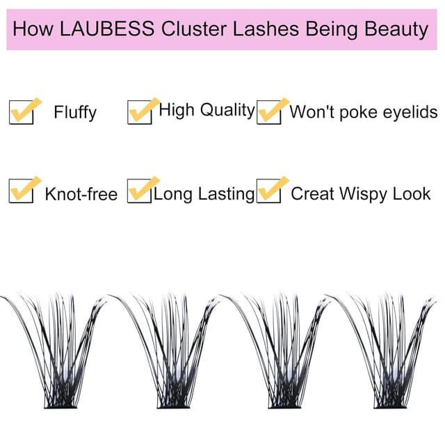 Thumbnail 4 de Cluster Lashes 240pcs Eyelash Extensions ๐
