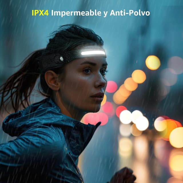 Thumbnail 4 de Lepro Linterna Frontal LED Recargable 5 Modos