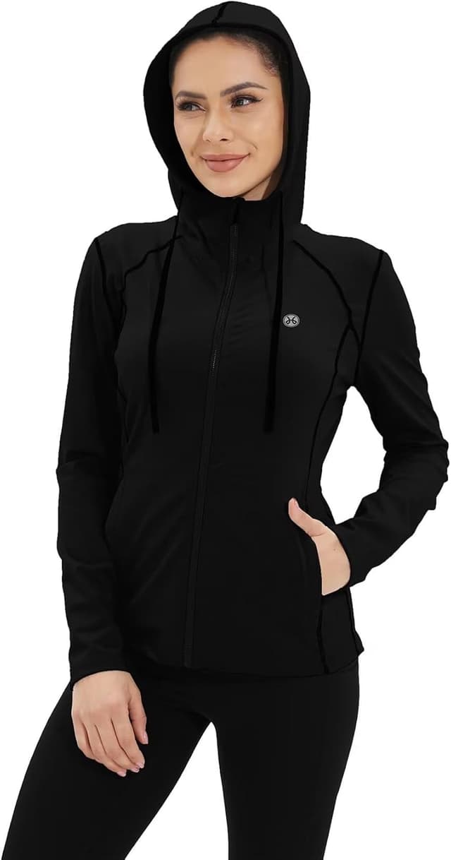 Thumbnail 1 de HDTIYUYP Womens UPF Sports Jacket Long Sleeve