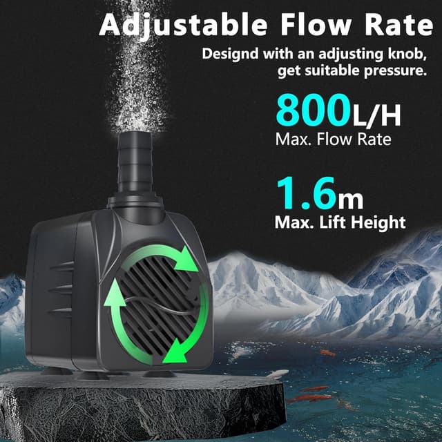 Thumbnail 1 de Knifel Pompe Submersible 16W 800L/h