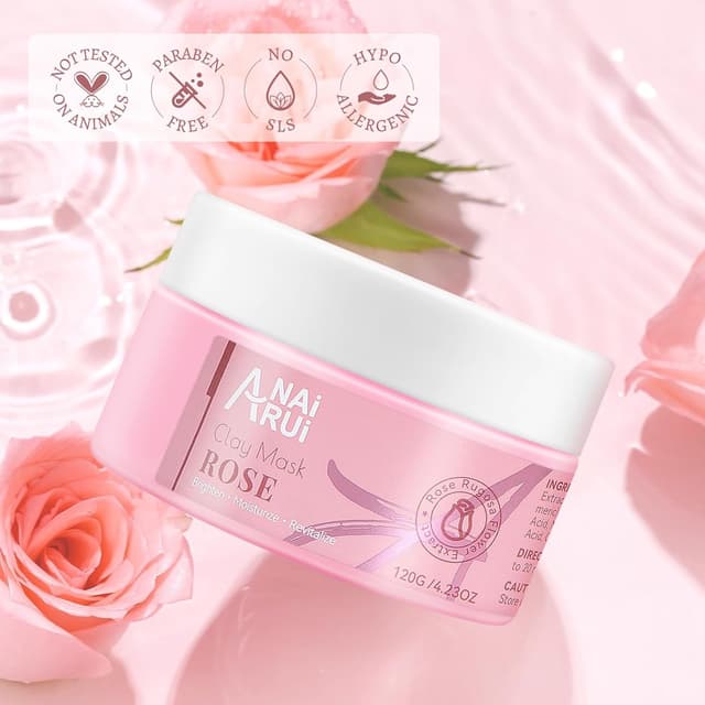 Detalle 2 de ANAI RUI Maschera argilla rosa 120g 🧖♀
