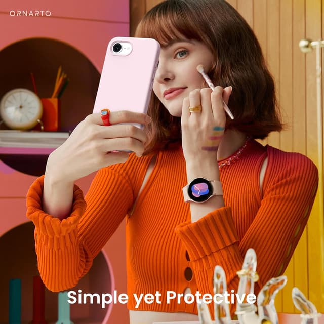 Thumbnail 5 de ORNARTO iPhone 16e Case 6.1" Liquid Silicone