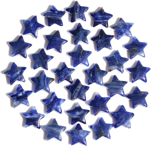 Detalle de XIANNVXI Blue Sodalite Stars Set