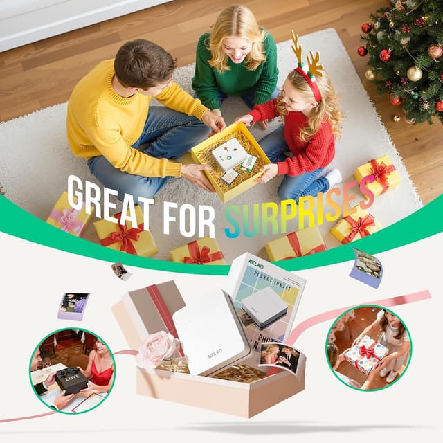 Thumbnail 5 de Nelko PP01 portable photo printer 4x6 stickers