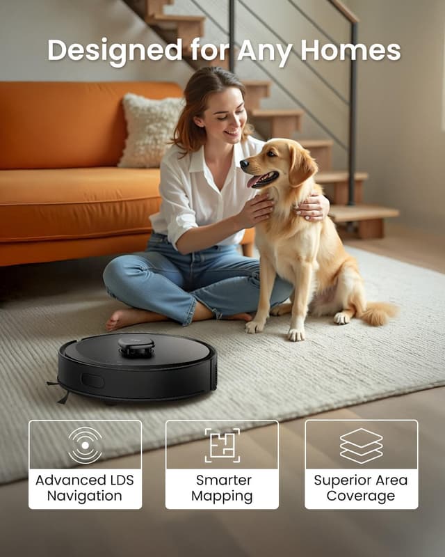 Detalle 2 de Tapo RV30 Max Plus 5300Pa robot vacuum 🧹