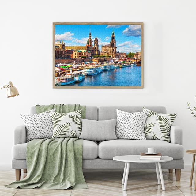Detalle de HUADADA Puzzle mit Dresden-Motiv, 1000 Teile für Erwachsene & Kinder (70 x 50 cm)