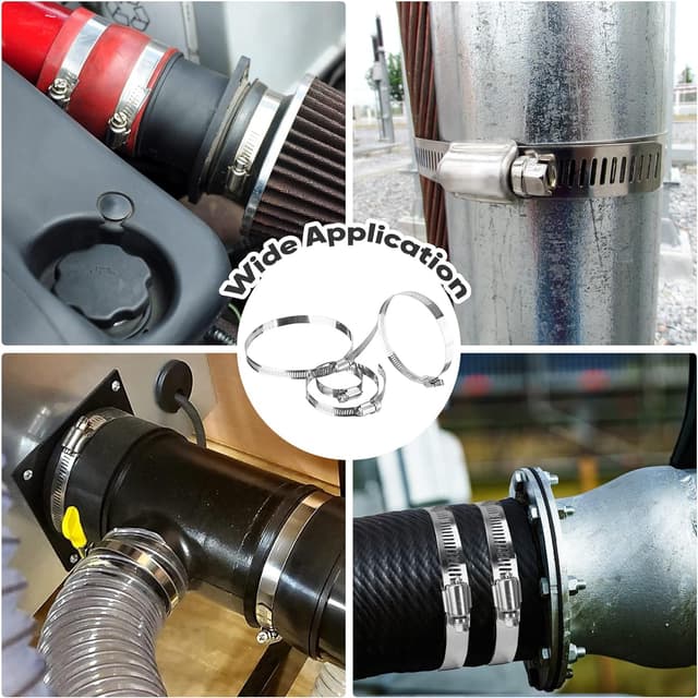 Thumbnail 4 de TICONN 12PCS Hose Clamp Set 5"โ6" ๐