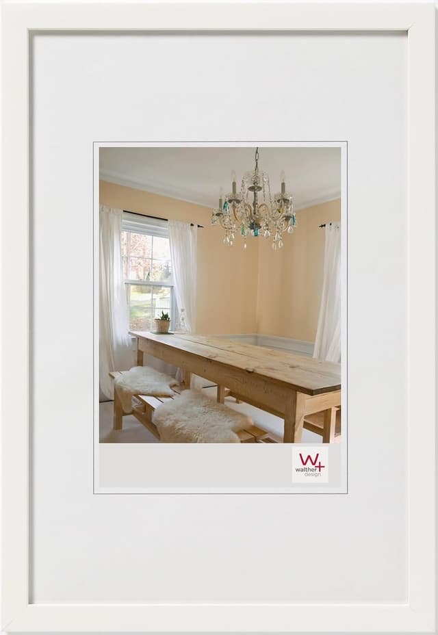 Detalle de Walther Design Cadre photo blanc polaire 40 x 50 cm en bois Poivrons BP050V