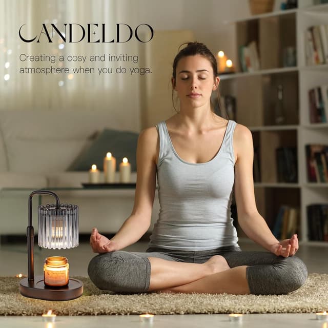 Thumbnail 6 de Candeldo candle warmer lamp with timer, dimmer and height adjustment