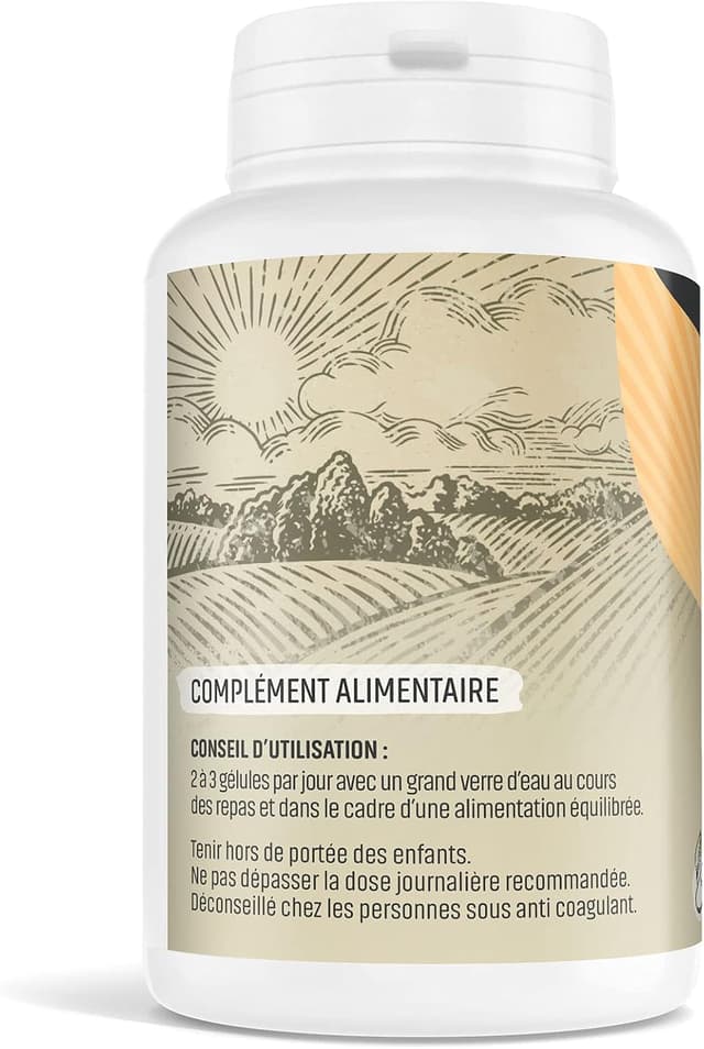 Detalle 2 de Herbes Et Plantes Curcuma Bio — 200 gélules végétales