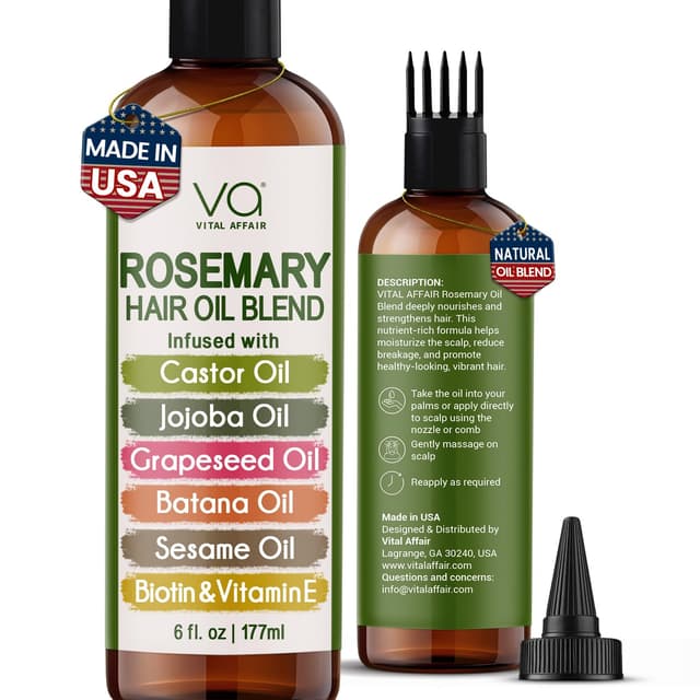 Detalle de VITAL AFFAIR Rosemary Oil 6 Fl Oz ๐
