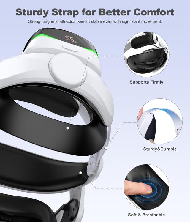 Thumbnail 3 de Meta Quest Enhanced Head Strap 6700mAh