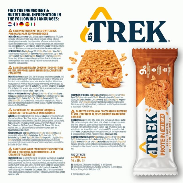 Thumbnail 4 de JB's TREK Protein Haferriegel 800g 🥜