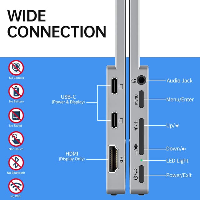 Thumbnail 5 de VisionOwl Portable Monitor 15.6" 1080P