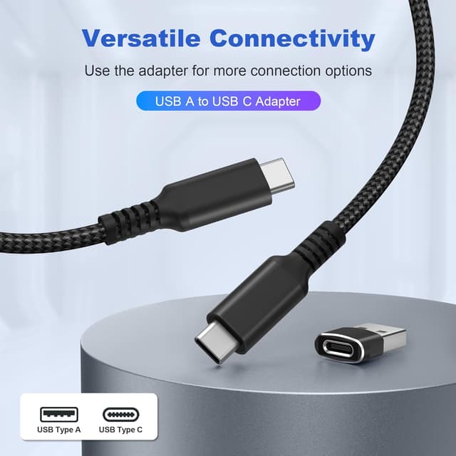 Detalle de Basesailor charger cable 60W 3m USB-C