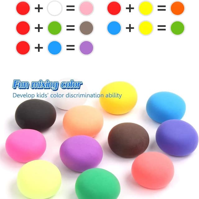 Thumbnail 6 de Ixiaoyoo Air Dry Clay Kit 28 Colors